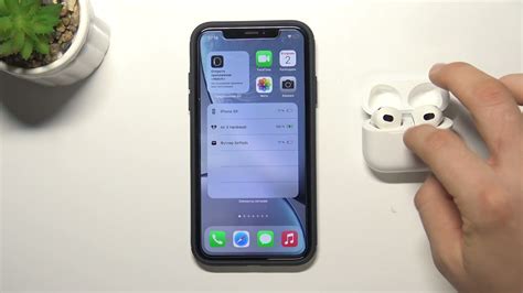 Нажмите на название AirPods для подключения