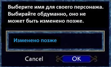 Назначьте имя и выберите характеристики своего персонажа