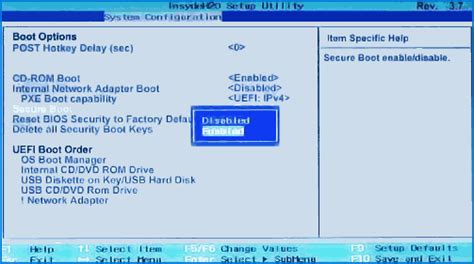 Найдите вкладку "Boot" и выберите "Boot Menu"