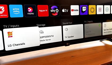 Найдите и откройте LG Content Store на экране вашего Smart TV LG