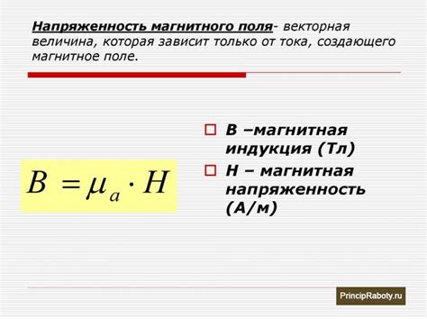 Напряженность магнитного поля