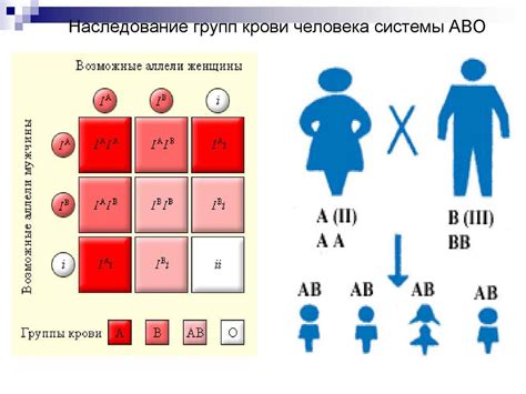 Наследование группы крови