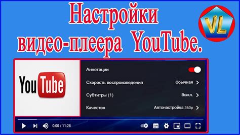 Настройка видео