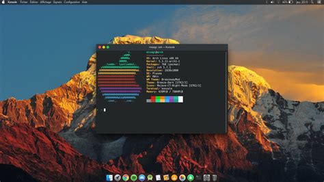 Настройка внешнего вида KDE Plasma на Mac OS