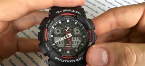 Настройка и использование часов Casio G-Shock