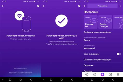 Настройка колонки Алиса через Wi-Fi телефона: выбор языка и региона