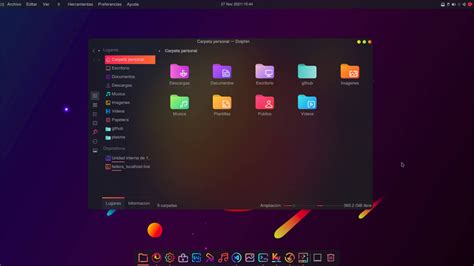 Настройка панели задач KDE Plasma на Mac OS