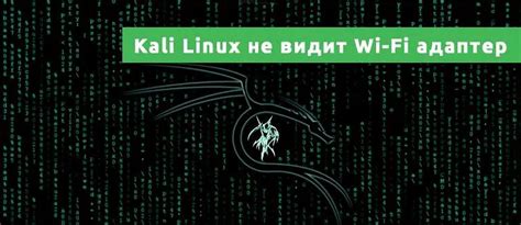 Настройка подключения wifi адаптера в Linux