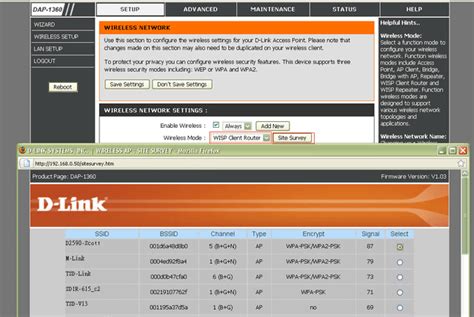 Настройка роутера D-Link DAP-1360