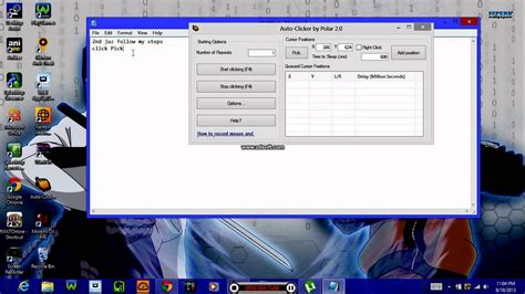 Настройка Autoclicker by Polar