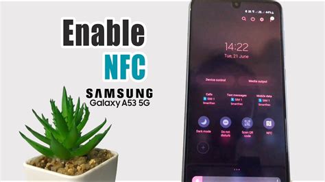 Настройка NFC на Samsung A53 для передачи данных