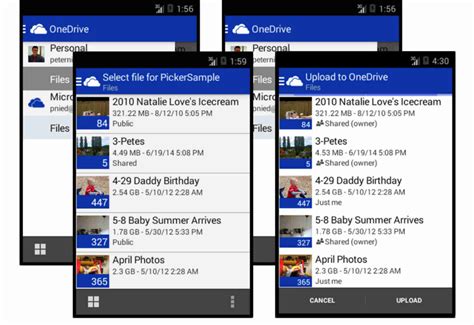 Настройка OneDrive на смартфоне