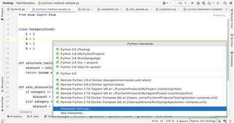 Настройка PyCharm