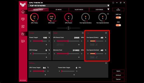 Настройка RivaTuner для регулировки скорости вентиляторов GPU в играх