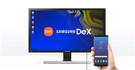 Настройка Samsung DeX на компьютере