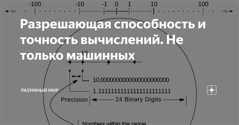 Настройте точность вычислений