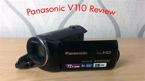 Начало работы с камерой Panasonic HC-V110