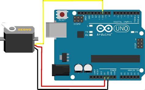 Начало работы с сервоприводом в TinkerCAD