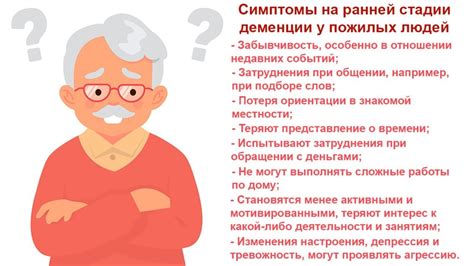 Начальная стадия деменции: признаки и симптомы