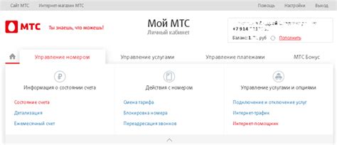 Необходимая информация о номере договора МТС: