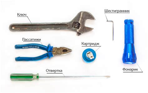 Необходимые инструменты для починки смесителя и устранения протечки