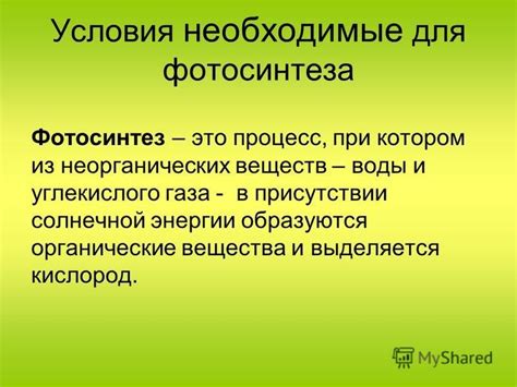 Необходимые условия для начала использования