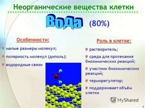 Неорганические вещества и минералы