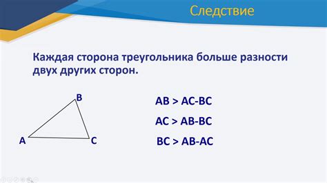 Неравенство треугольника