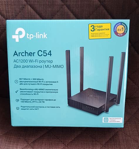 Обзор и характеристики роутера TP-Link Archer C54