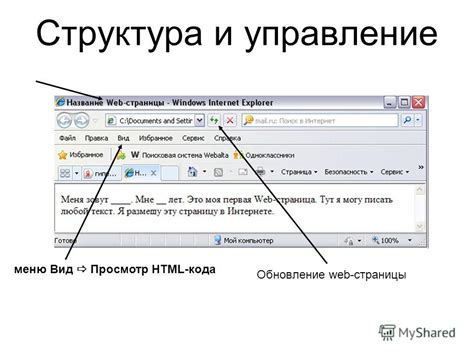 Обновление HTML-кода