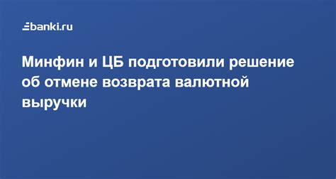 Общая информация об отмене возврата