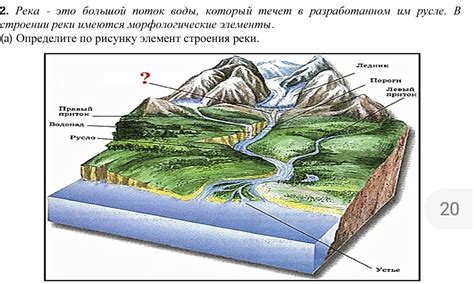 Общая информация о русле реки и озерном береге