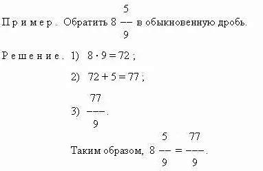 Обыкновенная дробь: смысл и основное определение