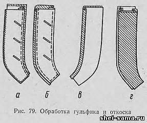 Окончание работы: обработка краев и придание свитеру финального вида