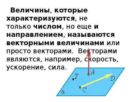 Операции с векторными величинами