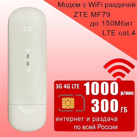 Описание модема ZTE MF79U