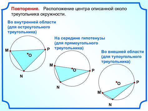 Описание описанной окружности