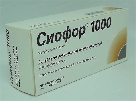 Описание препарата Сиофор 1000