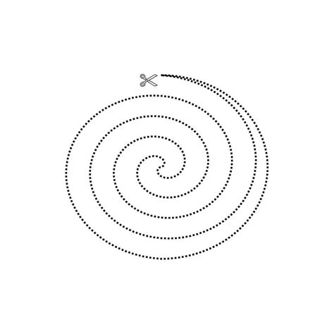 Описание процесса создания спирали на бумаге