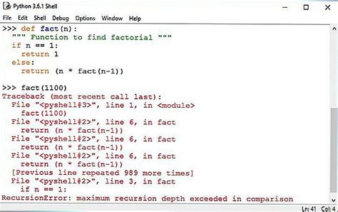 Определение глубины рекурсии в Python