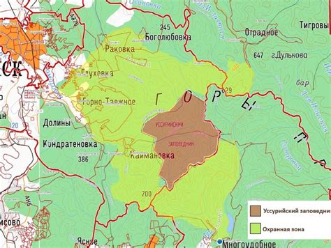 Определение границ охранной зоны