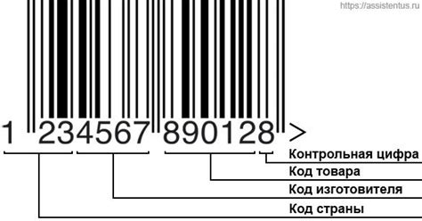 Определение информации, включаемой в штрих код