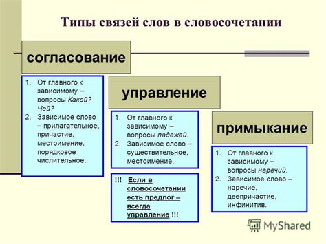 Определение и назначение связей