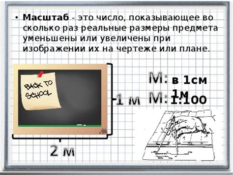 Определение и применение масштабов на карте