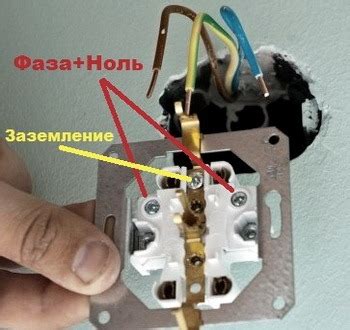 Определение места для розетки