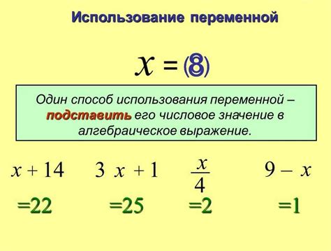 Определение переменной в математике