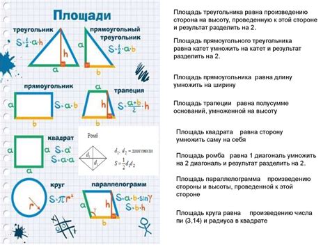 Определение площади геометрической фигуры