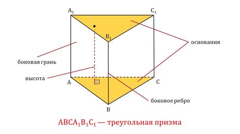 Определение понятия "треугольная призма" и основные характеристики