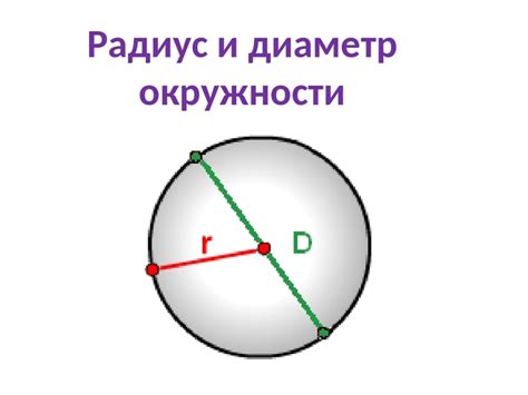 Определение понятия диаметр окружности