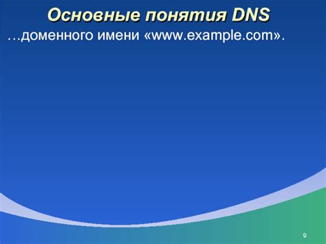 Определение понятия DNS адреса